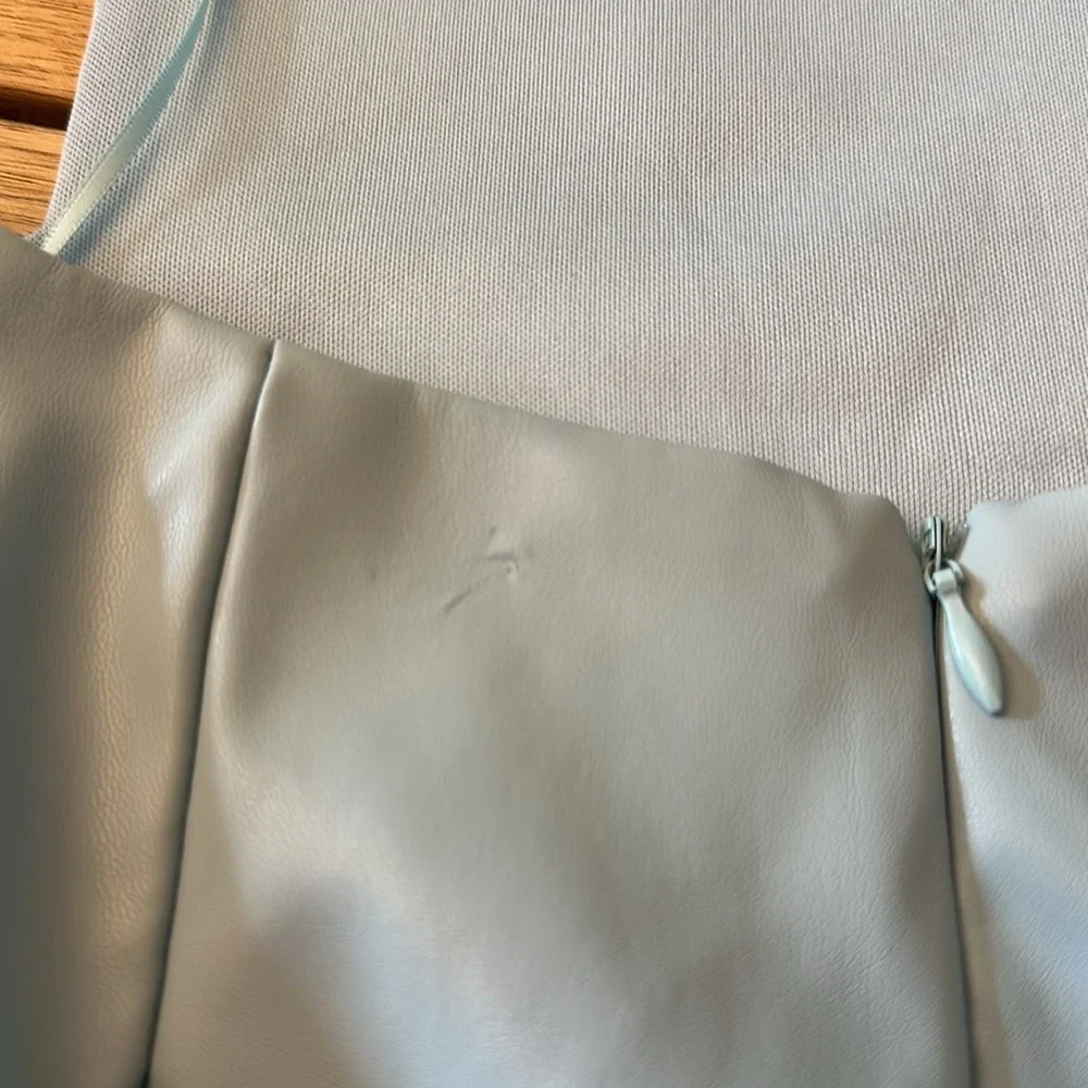 TIC TOC L.A. sleek faux leather dress